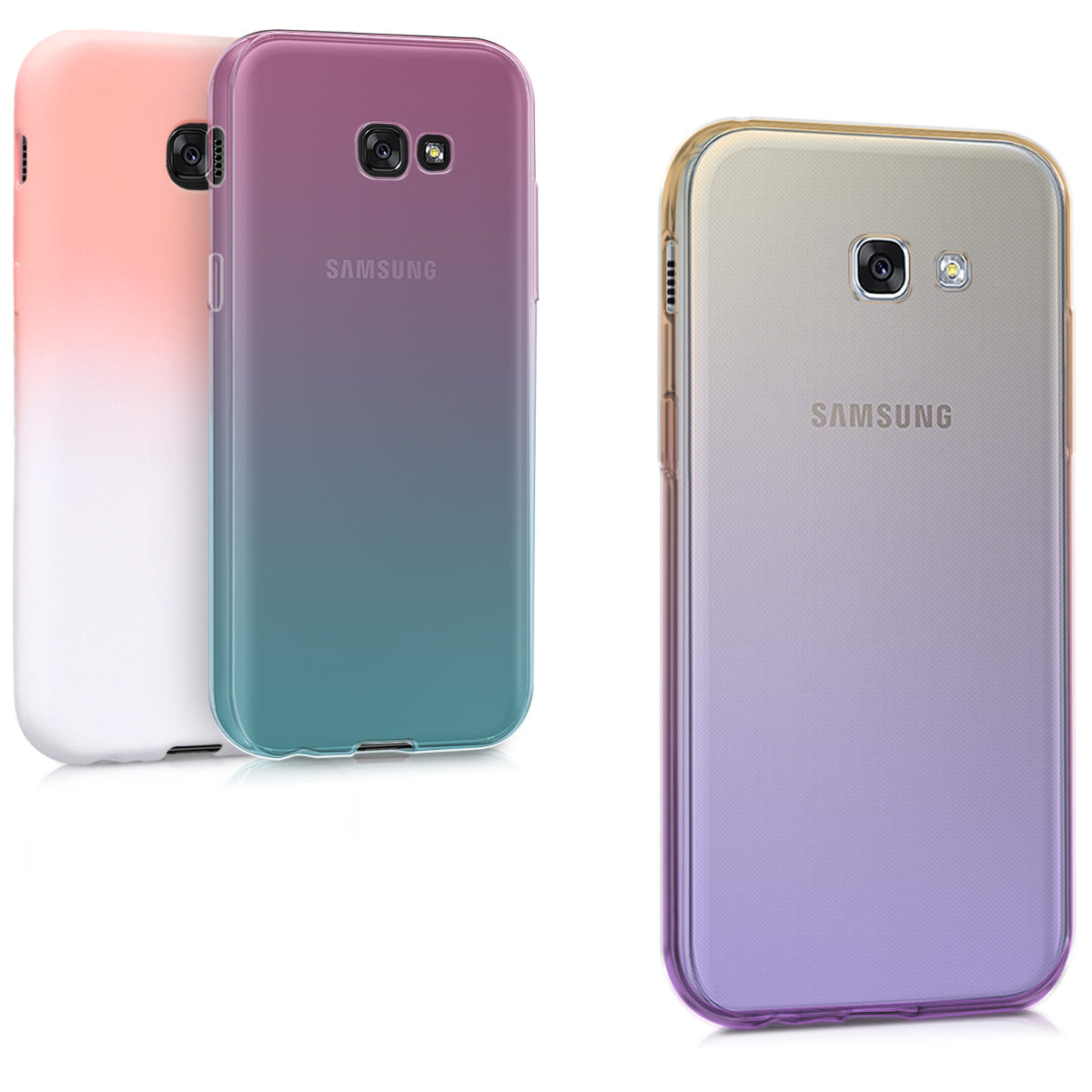 kwmobile Case Compatible with Samsung Galaxy A5 (2017) - Phone Cover - Transparent Phone Case