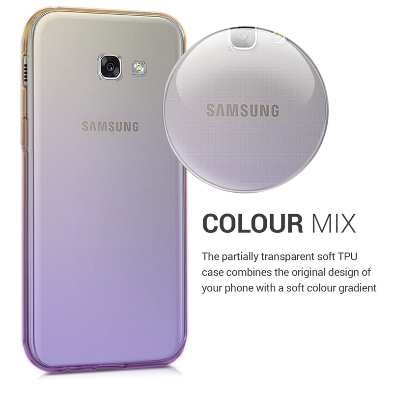 kwmobile Case Compatible with Samsung Galaxy A5 (2017) - Phone Cover - Transparent Phone Case