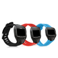 kwmobile Silikon Uhrenarmband für Garmin Forerunner 910XT Armband - Ersatzarmband für Fitnesstracker - Wechselarmband Smartwatch - Schwarz Schwarz  