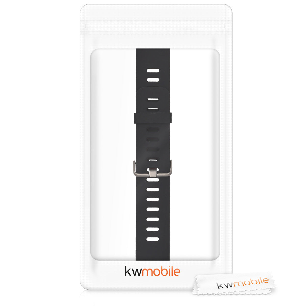 kwmobile Silicone Watch Strap for Huami Amazfit Band - Replacement Strap for Fitness Tracker - Smartwatch Wristband