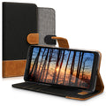 kwmobile Wallet Case Compatible with Google Pixel 2 XL - Phone Cover with Stand - Card Slots