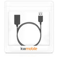kwmobile USB Cable Charger compatible with Polar M200 / Huawei Band 4 Charging Cable Smart Watch Replacement Cable Fitness Tracker Charging Cable
