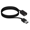 kwmobile USB Kabel Charger kompatibel mit Polar M200 / Huawei Band 4 Ladekabel - Smart Watch Ersatzkabel - Fitnesstracker Aufladekabel in Schwarz Schwarz  