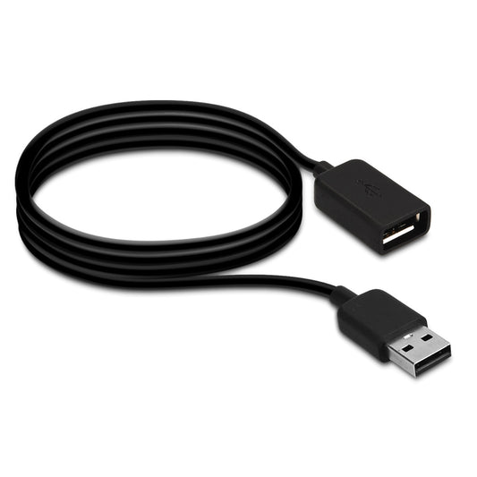 kwmobile USB Kabel Charger kompatibel mit Polar M200 / Huawei Band 4 Ladekabel - Smart Watch Ersatzkabel - Fitnesstracker Aufladekabel in Schwarz Schwarz  