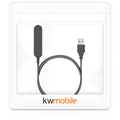 kwmobile compatible for Polar V800 USB Charging Cable Charger for Smart Watch Fitness Tracker Replacement Cable