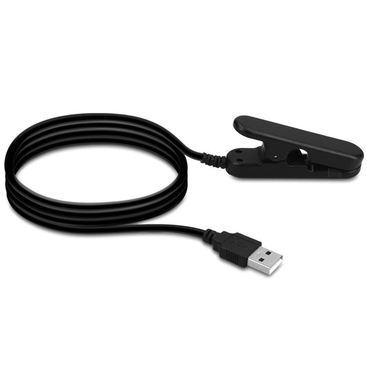 kwmobile kompatibel für Polar V800 USB Ladekabel - Charger für Smart Watch - Fitnesstracker Ersatzkabel Schwarz  