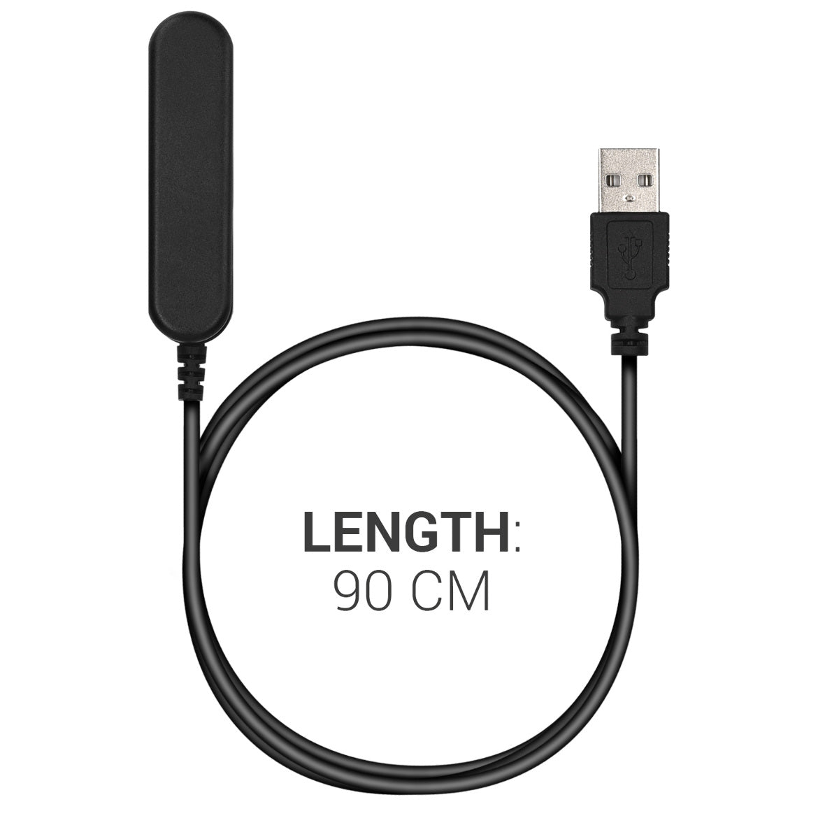 kwmobile compatible for Polar V800 USB Charging Cable Charger for Smart Watch Fitness Tracker Replacement Cable
