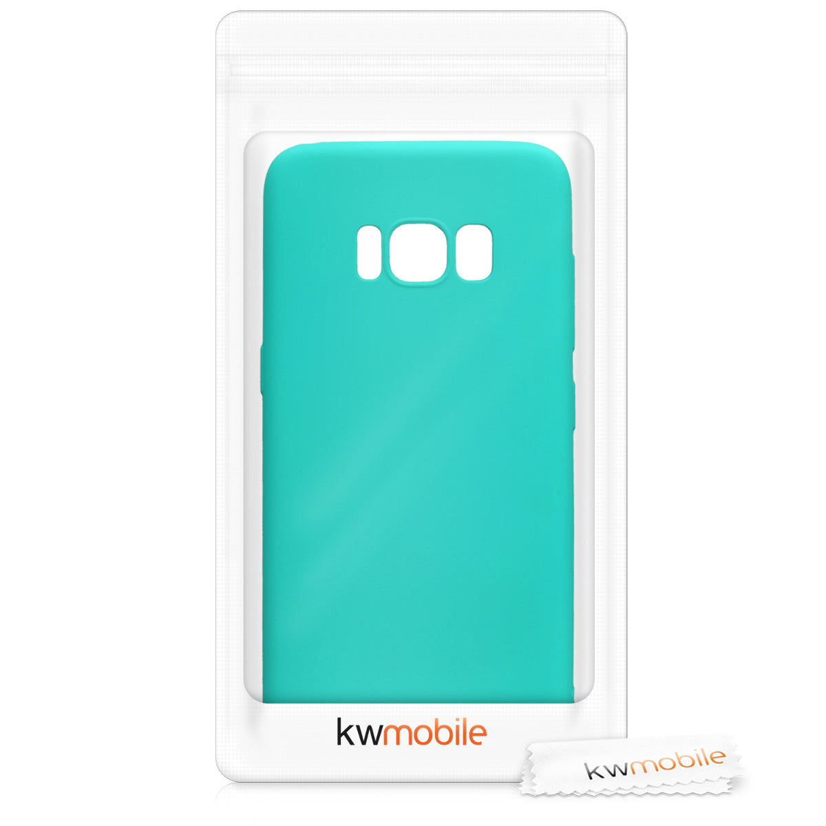 kwmobile Phone Case for Samsung Galaxy S8 Case - Wireless Charging - Protective Cover