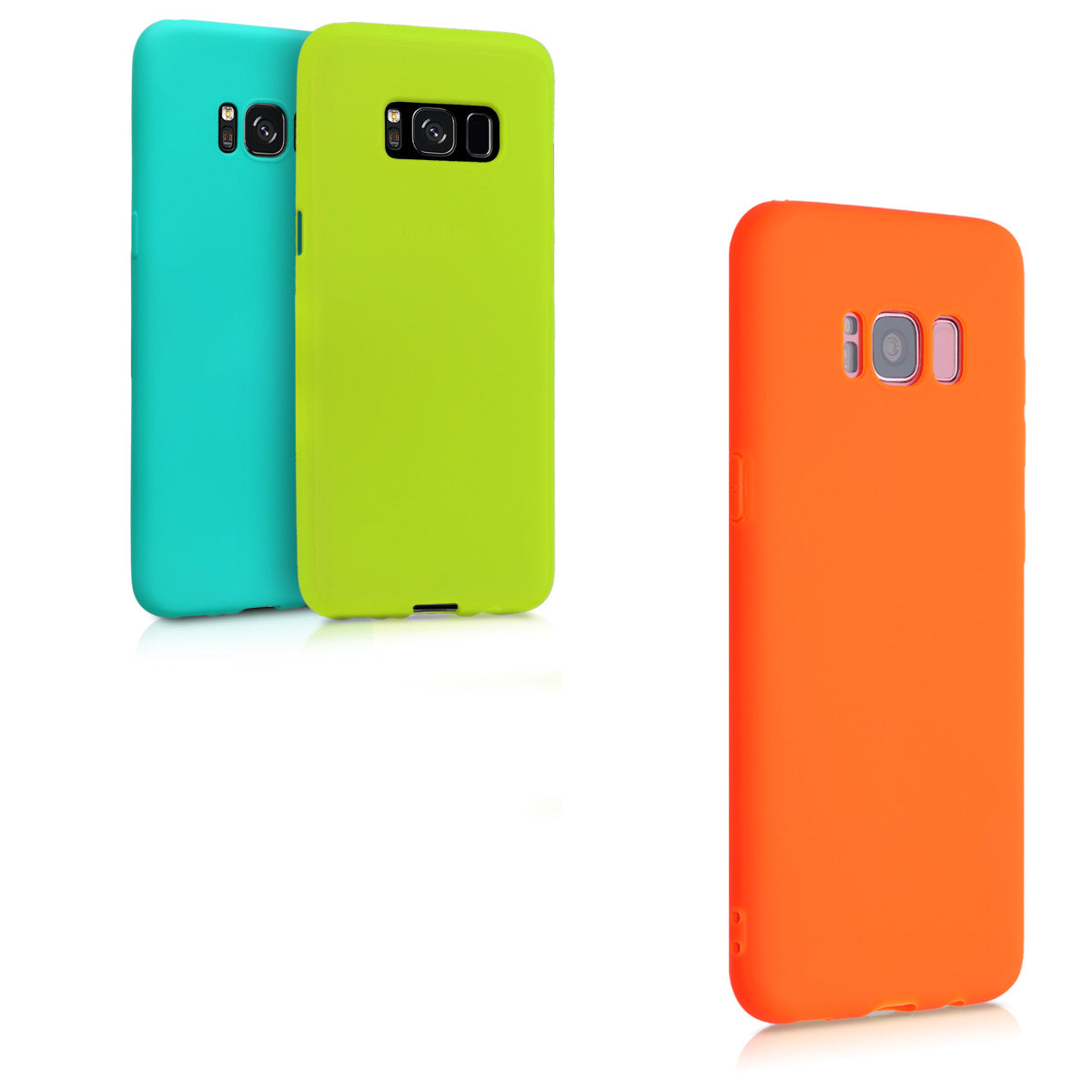kwmobile Phone Case for Samsung Galaxy S8 Case - Wireless Charging - Protective Cover