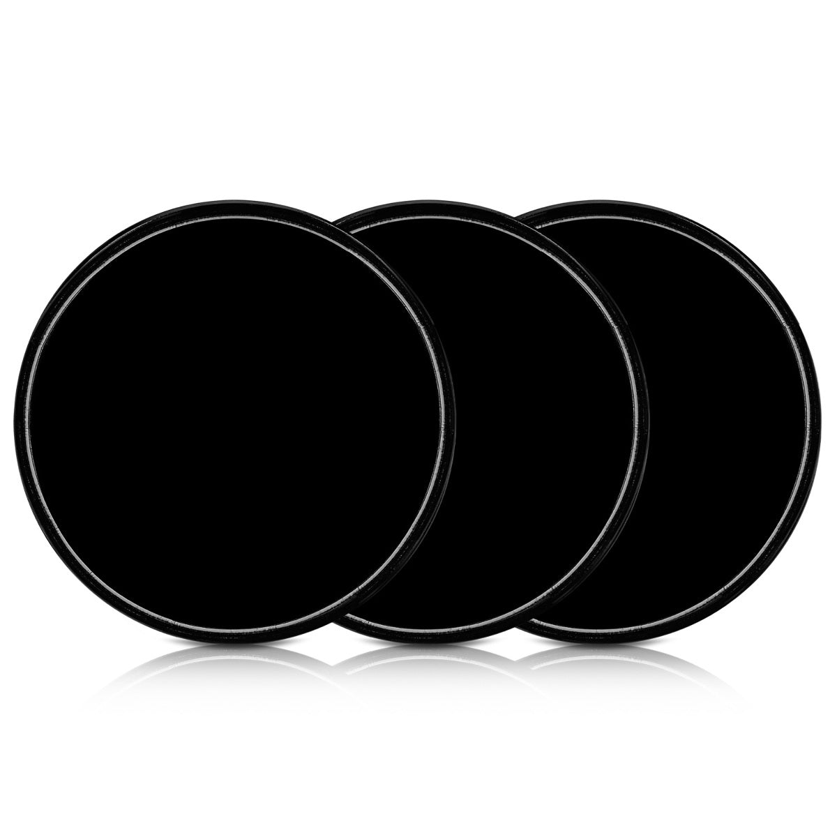 kwmobile 3x Universal Gel Adhesive Pads - Double-Sided Anti-Slip Gel Pads - ideal as a Smartphone Holder or Sat Nav Mount