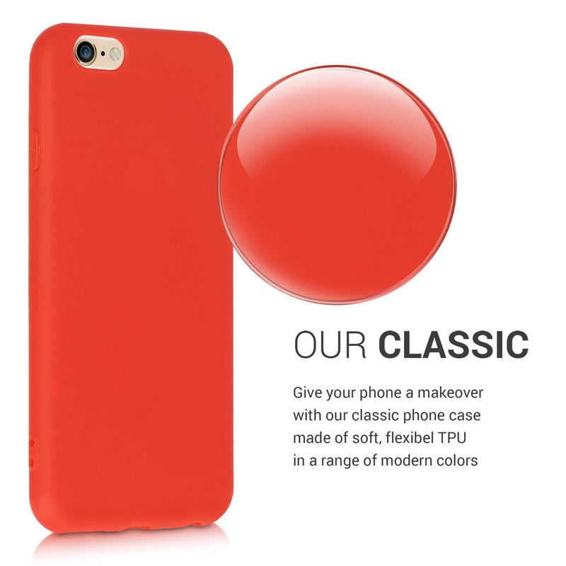 kwmobile Phone Case for Apple iPhone 6 / 6S - Wireless Charging - Protective Cover