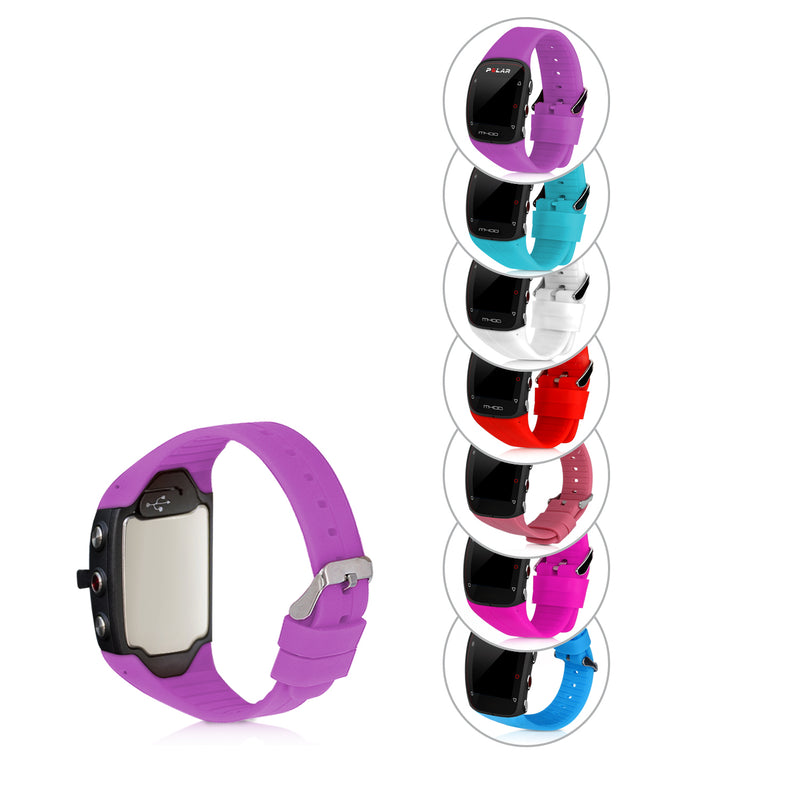 kwmobile Strap compatible with Polar M400 / M430 Strap - Fitness Tracker Sport Band made of Silicone