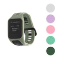kwmobile Silikon Uhrenarmband für TomTom Adventurer/Runner 3/Spark 3/Golfer 2 Armband - Ersatzarmband für Fitnesstracker - Wechselarmband Smartwatch - Dunkelgrün Dunkelgrün  