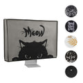 kwmobile 20-22" Monitor Hülle - PC Bildschirm Schutzhülle für 20-22" Monitor - Computer Cover Case Schwarz  [dsg16]