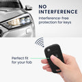 kwmobile Car Key Cover Compatible with Opel Chevrolet 2-Button Flip Car Key - Key Fob Cover