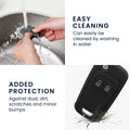 kwmobile Car Key Cover Compatible with Opel Chevrolet 2-Button Flip Car Key - Key Fob Cover