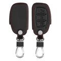 Faux Leather Case compatible with Hyundai Kia Car Key