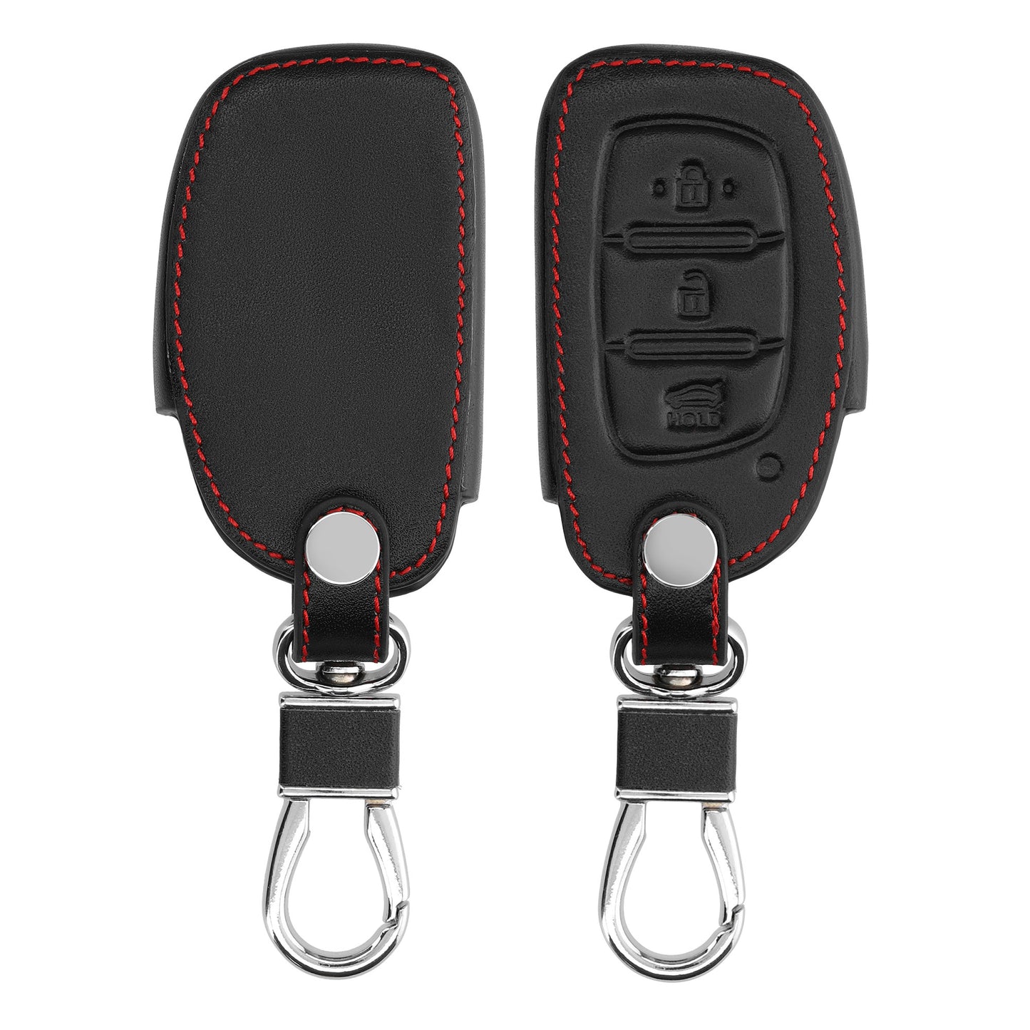 Faux Leather Case compatible with Hyundai Kia Car Key