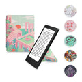 kwmobile Schutzhülle kompatibel mit Kobo Aura H2O Edition 2 - Hülle Kunstleder - eReader Cover Case - Farbrausch Pink Blau Grün Pink  [dsg05]