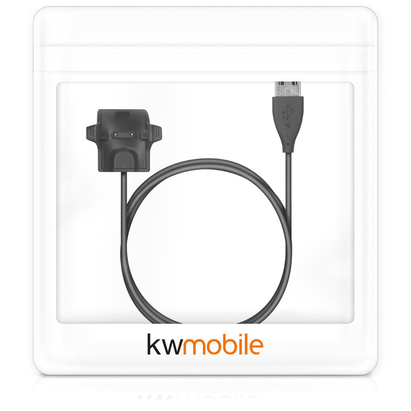 kwmobile USB Cable Charger compatible with HONOR Band 5 / 4 / 3 / 3 Pro / 2 / 2 Pro Charging Cable - Smart Watch Replacement Cable - Fitness Tracker Charging Cable