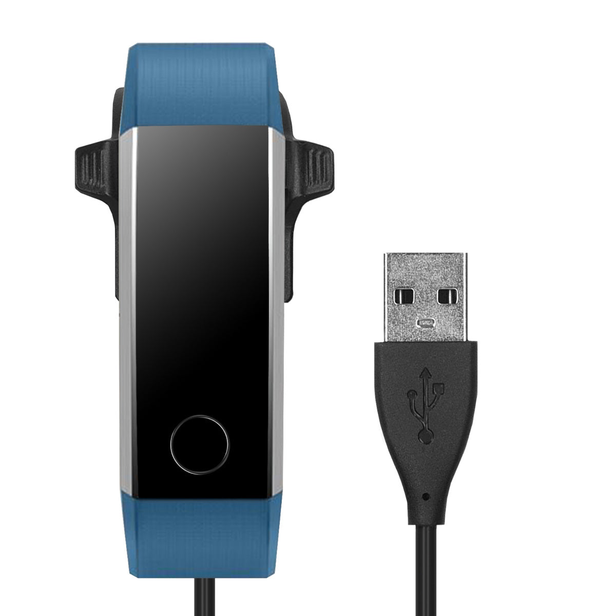 kwmobile USB Cable Charger compatible with HONOR Band 5 / 4 / 3 / 3 Pro / 2 / 2 Pro Charging Cable - Smart Watch Replacement Cable - Fitness Tracker Charging Cable
