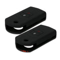 kwmobile Car Key Cover compatible with Mazda 2-Button Car Key Case - Key Fob Cover Don't touch my Key
