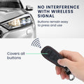 kwmobile Car Key Cover compatible with Ford 3-Button Car Key Keyless Go - Protective Case Key Fob Cover Don't touch my Key