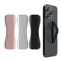 kwmobile Smartphone Finger Holder Set - Mobile Phone Grip Holder One-Hand Operation - 3x Mobile Phone Holder