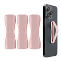 kwmobile Smartphone Finger Holder Set - Mobile Phone Grip Holder One-Hand Operation - 3x Mobile Phone Holder