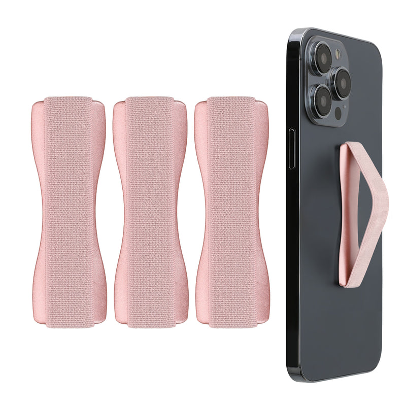 kwmobile Smartphone Finger Holder Set - Mobile Phone Grip Holder One-Hand Operation - 3x Mobile Phone Holder