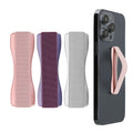 kwmobile Smartphone Finger Holder Set - Mobile Phone Grip Holder One-Hand Operation - 3x Mobile Phone Holder