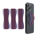 kwmobile Smartphone Finger Holder Set - Mobile Phone Grip Holder One-Hand Operation - 3x Mobile Phone Holder