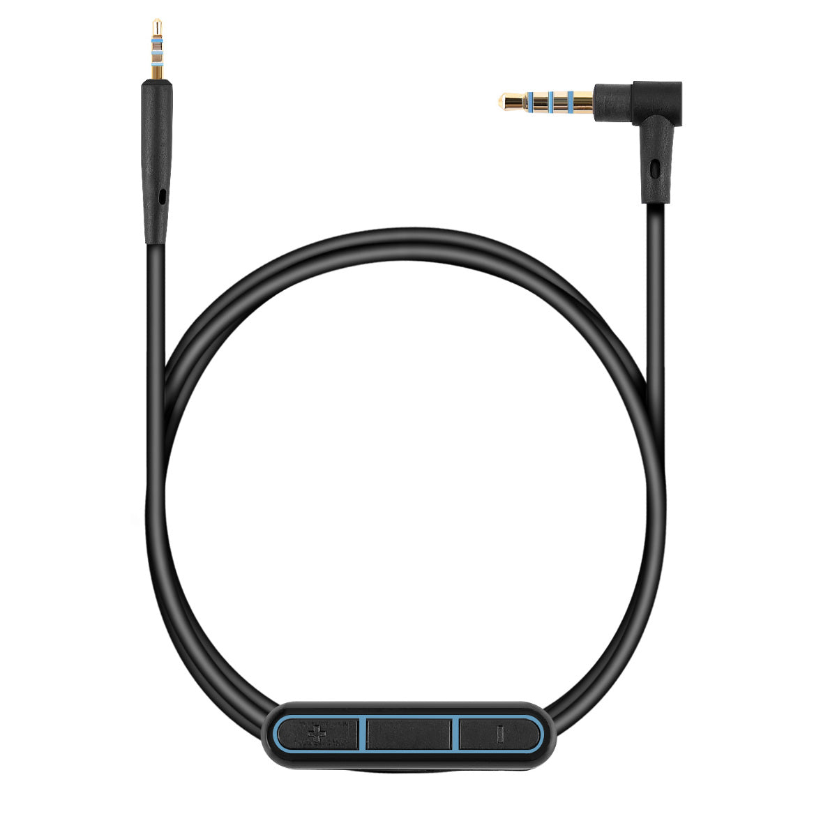 kwmobile Headphone Cable for Bose QuietComfort 35 / 35II / 25 / QC25 / QC35 II / QC35 / On-Ear 2 / OE2 / OE2i / SoundTrue - Replacement Cable Microphone Volume Control - 3.5mm Jack