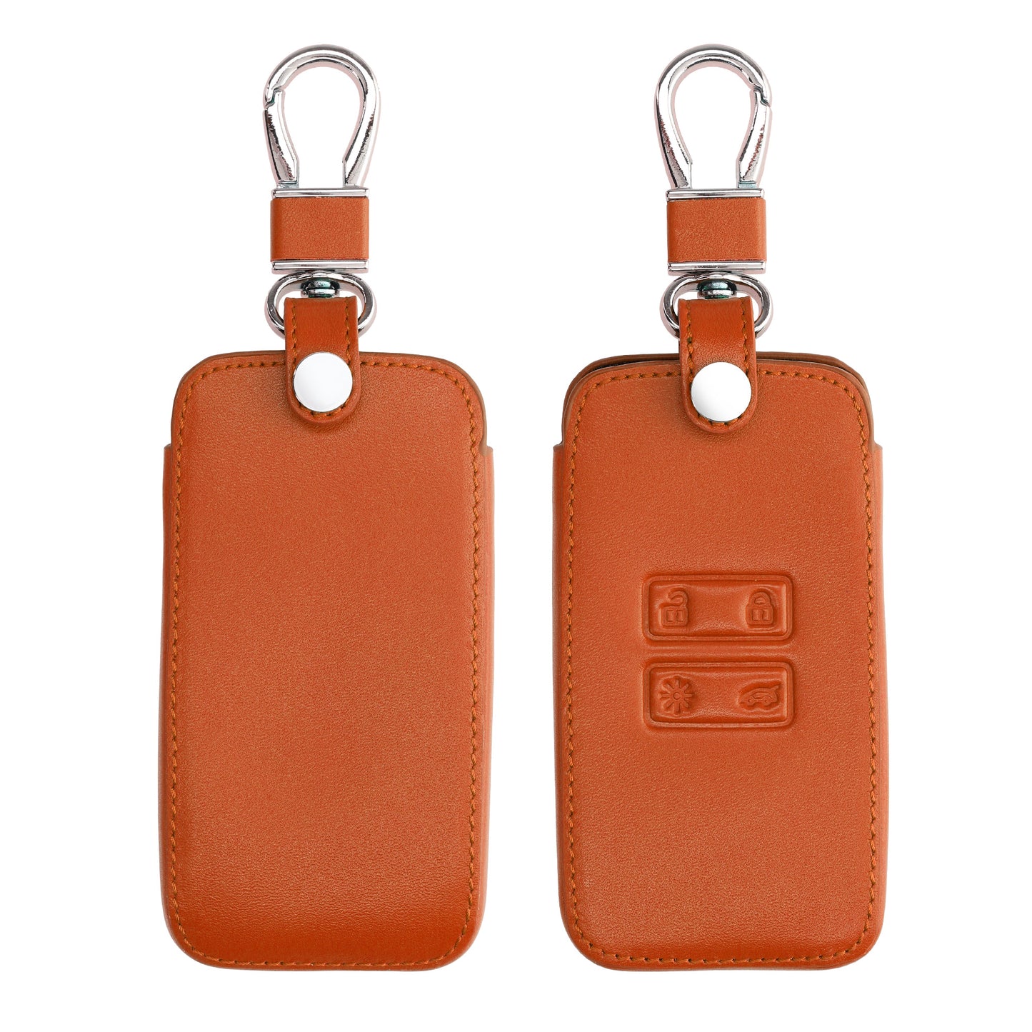 kwmobile Car Key Cover compatible with Renault 4-button Smart Key (Keyless Go only)