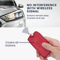 kwmobile Car Key Cover compatible with Renault 4-button Smart Key (Keyless Go only)