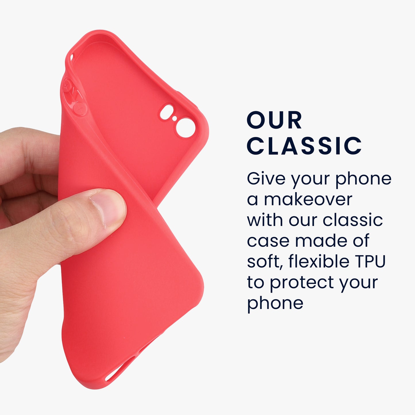 kwmobile Phone Case for Apple iPhone SE (1st Gen 2016) / iPhone 5 / iPhone 5S - Wireless Charging - Protective Cover