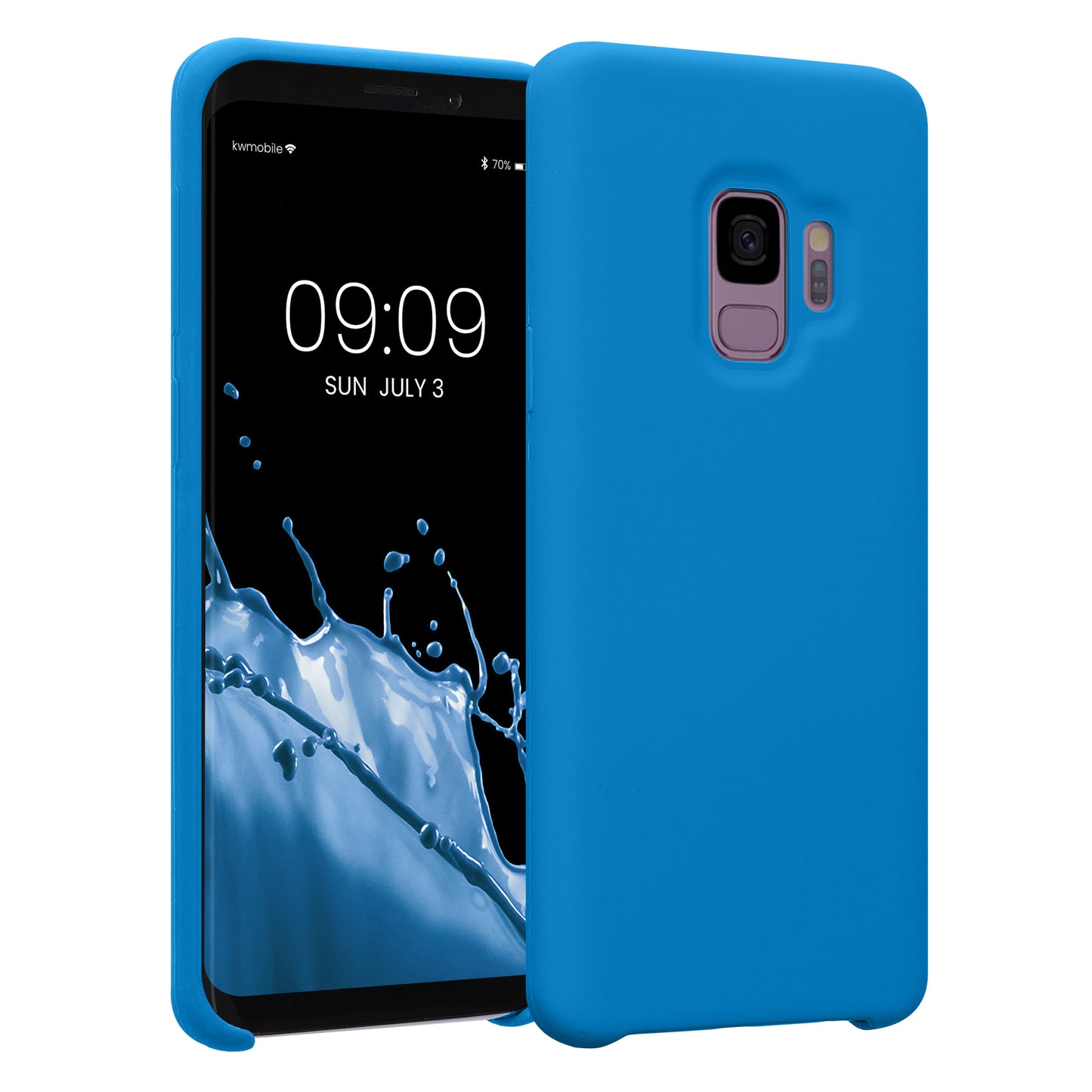 kwmobile Phone Case for Samsung Galaxy S9 - Silicone Case - Wireless Charging - Protective Cover