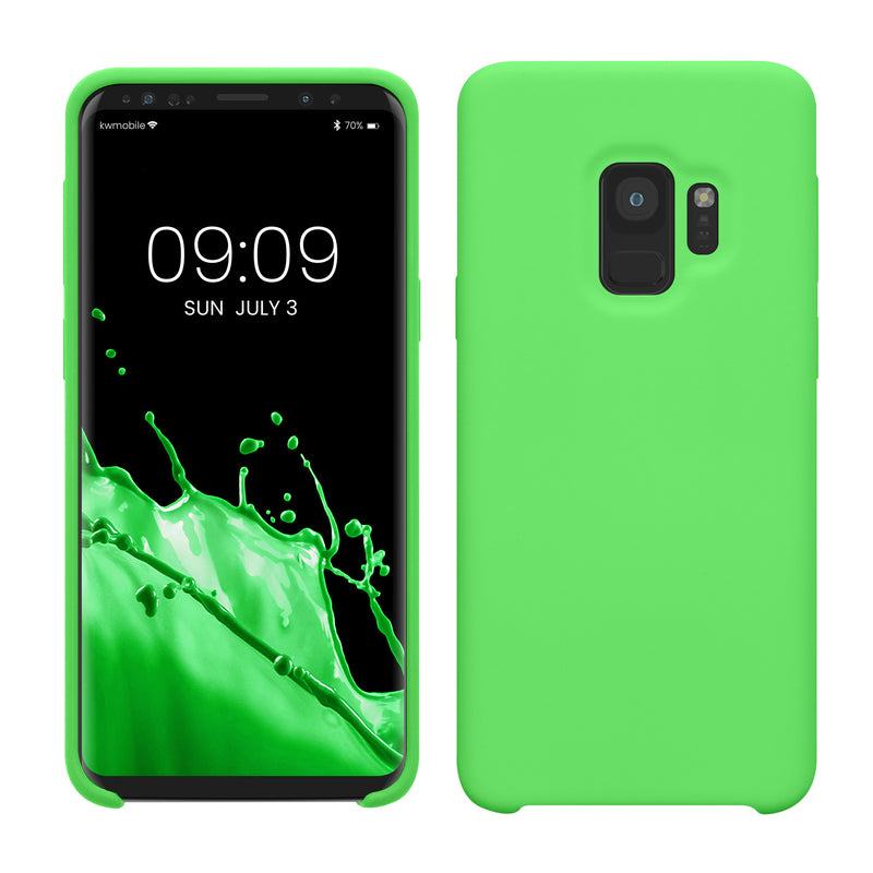 kwmobile Phone Case for Samsung Galaxy S9 - Silicone Case - Wireless Charging - Protective Cover