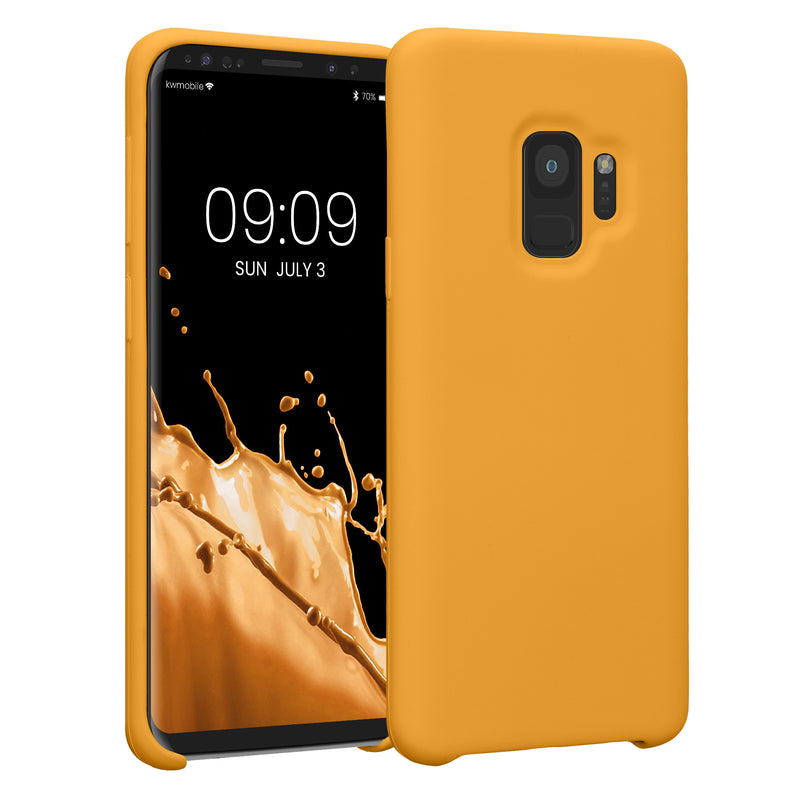 kwmobile Phone Case for Samsung Galaxy S9 - Silicone Case - Wireless Charging - Protective Cover