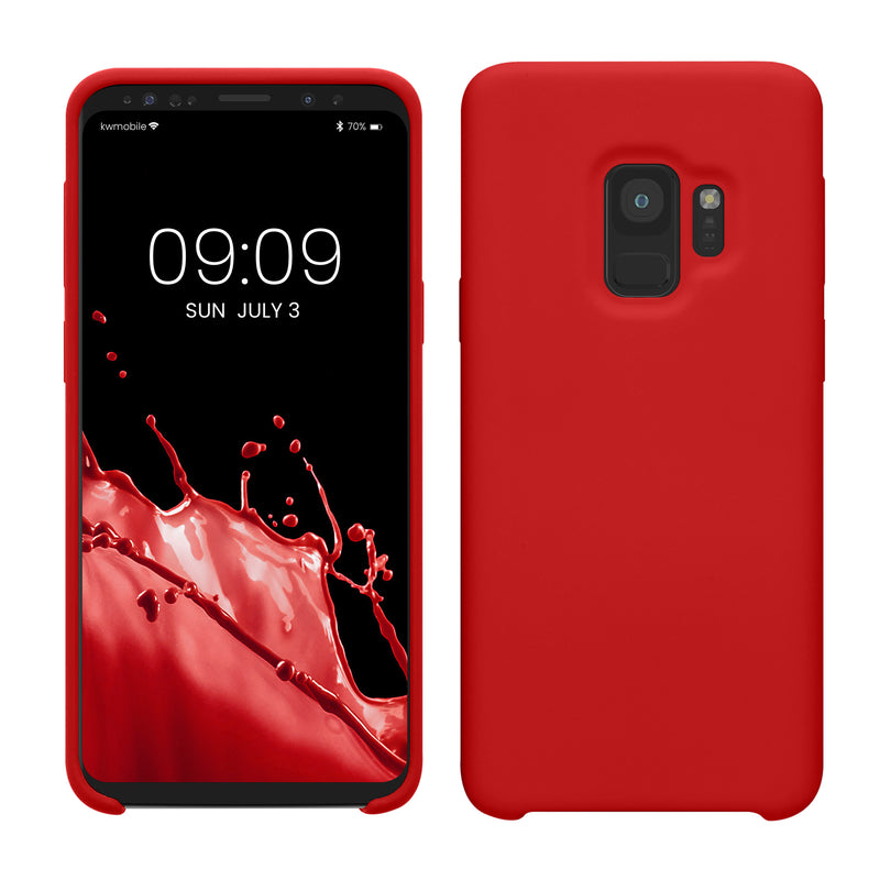 kwmobile Phone Case for Samsung Galaxy S9 - Silicone Case - Wireless Charging - Protective Cover