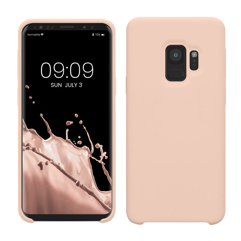 kwmobile Phone Case for Samsung Galaxy S9 - Silicone Case - Wireless Charging - Protective Cover