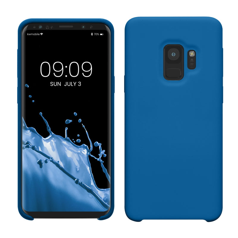 kwmobile Phone Case for Samsung Galaxy S9 - Silicone Case - Wireless Charging - Protective Cover