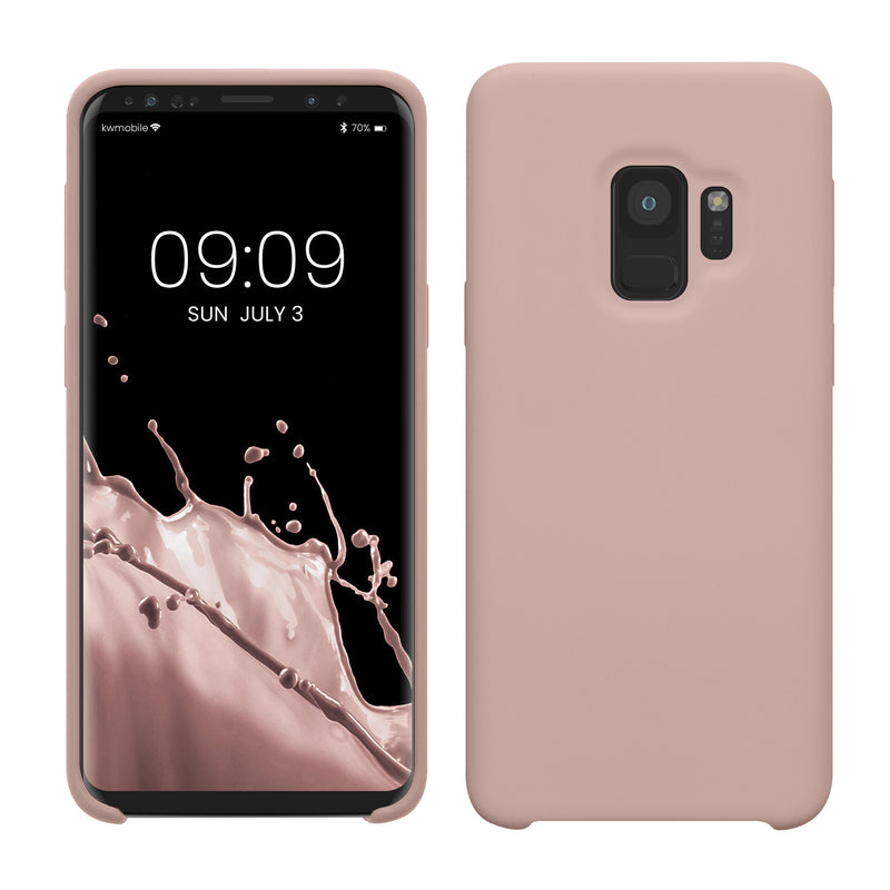 kwmobile Phone Case for Samsung Galaxy S9 - Silicone Case - Wireless Charging - Protective Cover