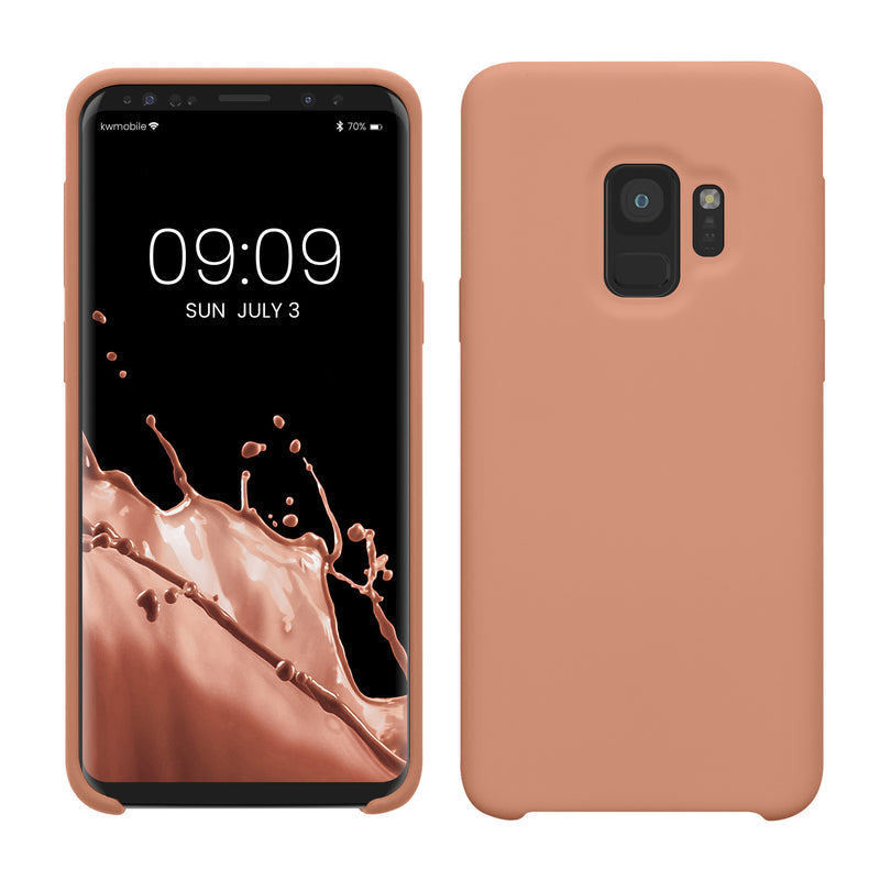 kwmobile Phone Case for Samsung Galaxy S9 - Silicone Case - Wireless Charging - Protective Cover
