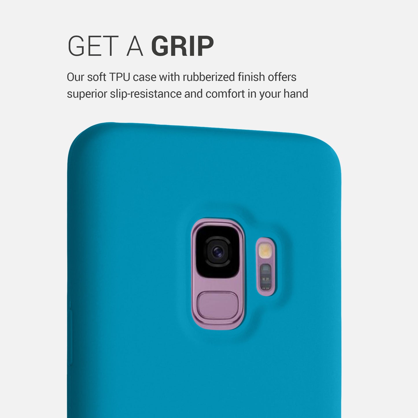 kwmobile Phone Case for Samsung Galaxy S9 - Silicone Case - Wireless Charging - Protective Cover