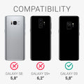 kwmobile Phone Case for Samsung Galaxy S9 - Silicone Case - Wireless Charging - Protective Cover