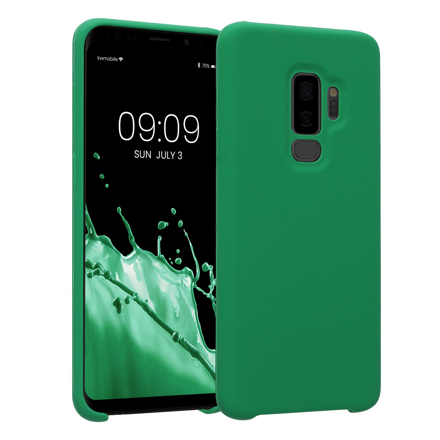 kwmobile Phone Case for Samsung Galaxy S9 Plus Case Silicone Wireless Charging Protective Cover