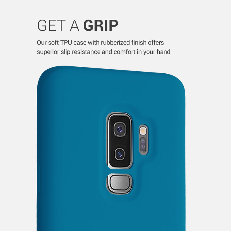 kwmobile Phone Case for Samsung Galaxy S9 Plus Case Silicone Wireless Charging Protective Cover