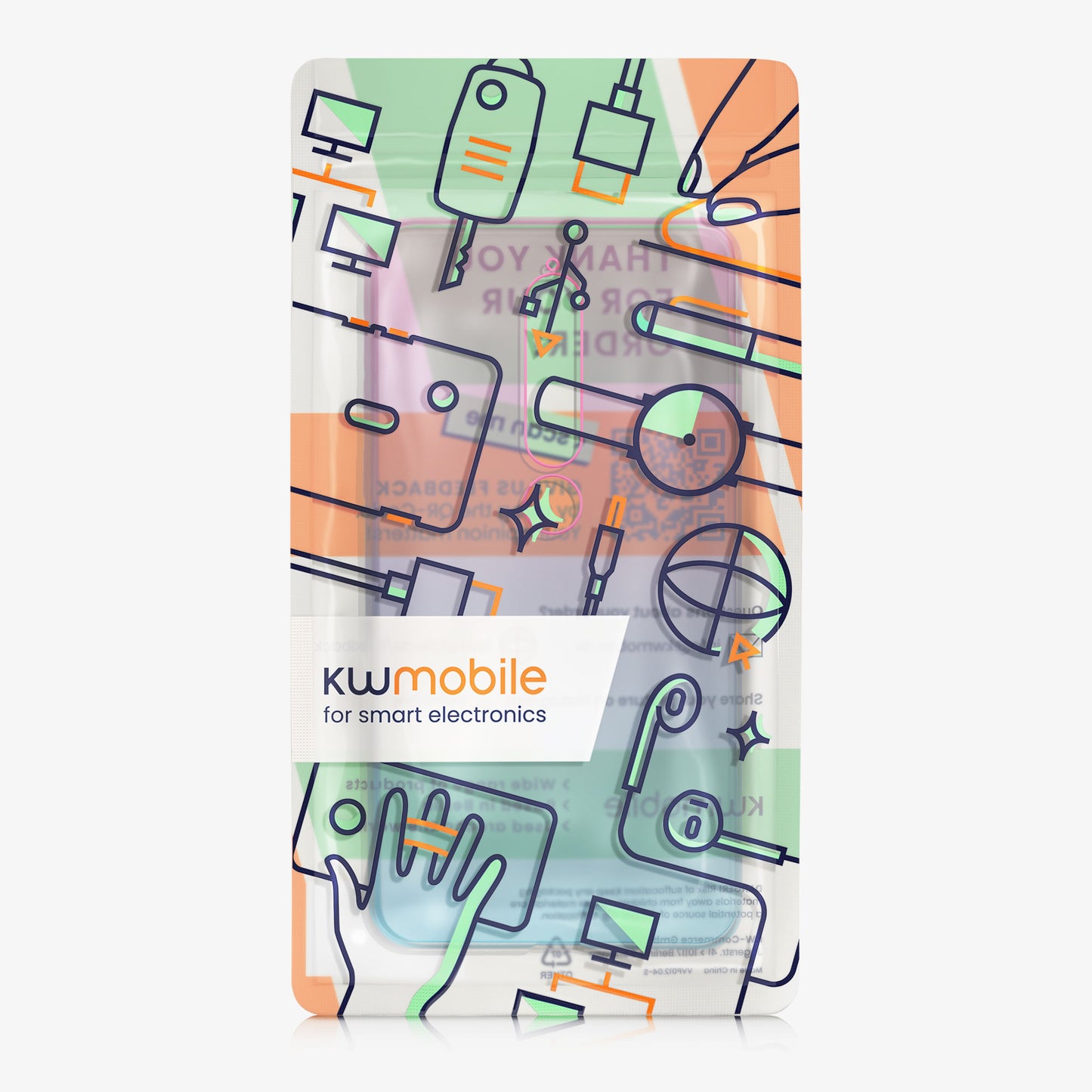 kwmobile Case Compatible with Nokia 6.1 (2018) - Phone Cover - Transparent