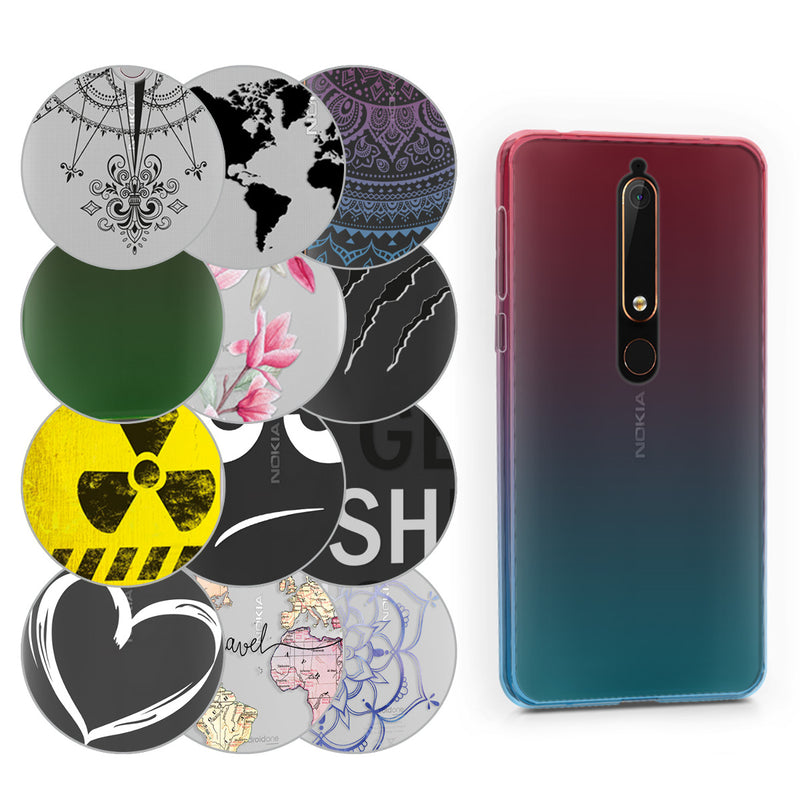 kwmobile Case Compatible with Nokia 6.1 (2018) - Phone Cover - Transparent
